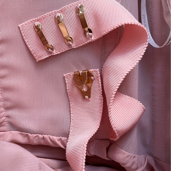 NWOT Zimmermann Matchmaker Bustier Wool-Silk Blush Pink Mini Dress 0 - Picture 11 of 16